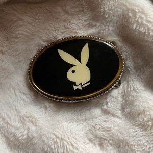 Vintage PLAYBOY belt buckle